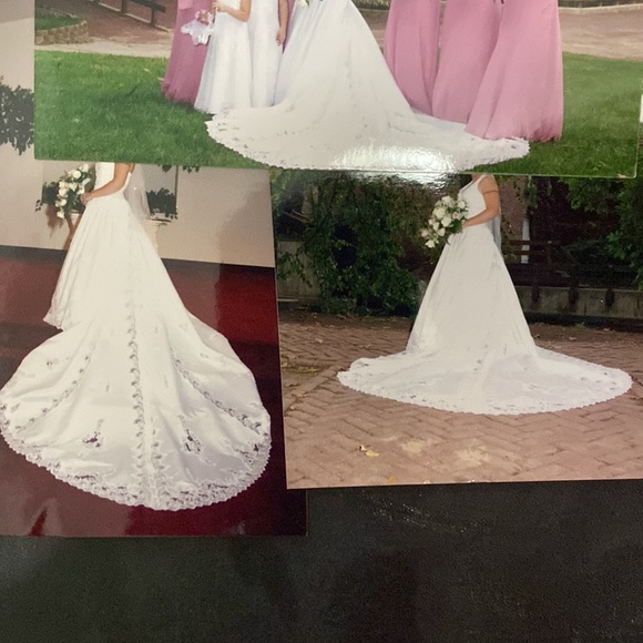 Michaelangelo wedding dress with a beautiful train - Picture 2 of 6